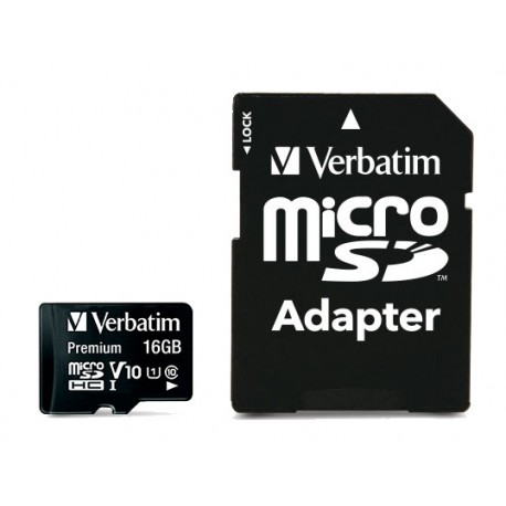 Memoria Micro SDHC 16 Gb con Adattatore - Classe 10 IDATA MSDHC-16GBA