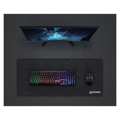Tappetino Mouse XXL Marmo Nero Tappetino Mouse Gaming 600x400x3mm